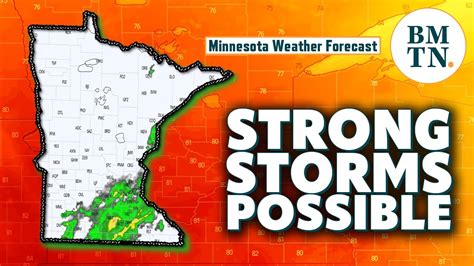 Minnesota weather forecast: Late-day storms, some strong possible - YouTube