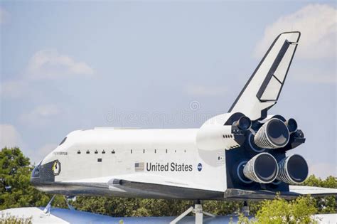 Space Shuttle at the Space Museum in NASA Space Center Houston Editorial Stock Image - Image of ...