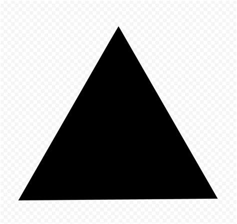 black triangle no background cutout PNG & clipart images | CITYPNG