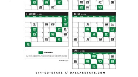 Dallas Stars schedule: Take a look at the 2023-24 season | wfaa.com