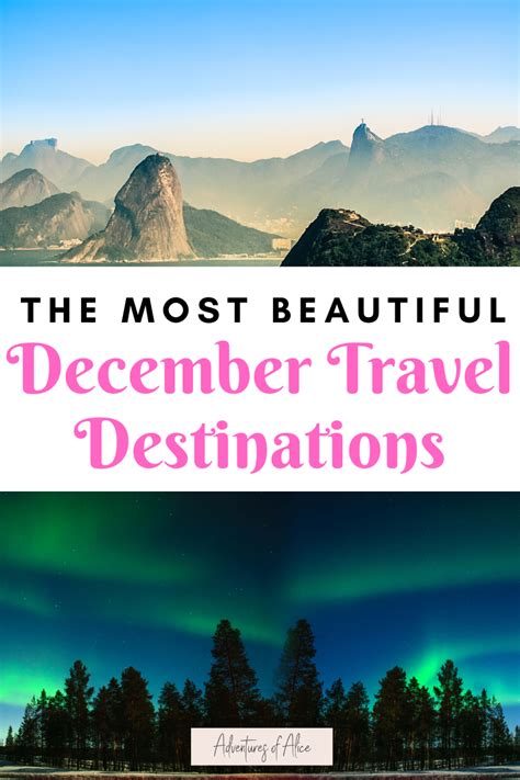 The Most Beautiful December Travel Destinations | December travel, Best ...