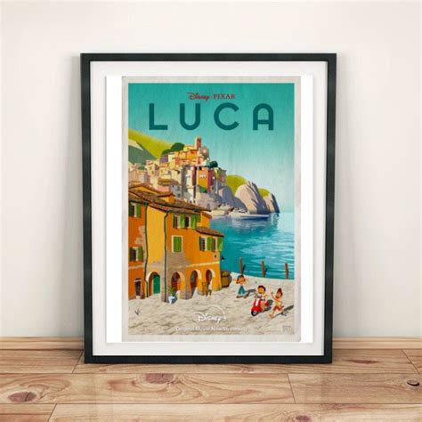 Luca Movie Walt Disney Kids Room Poster Disney Poster - Etsy