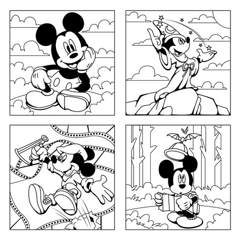 Story of Cute Mouse Coloring Book 25025928 Vector Art at Vecteezy