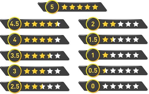 Free Vector | Yellow star rating