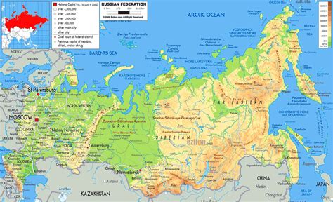 Largest, Most Detailed Map and Flag of Russia – Travel Around The World – Vacation Reviews