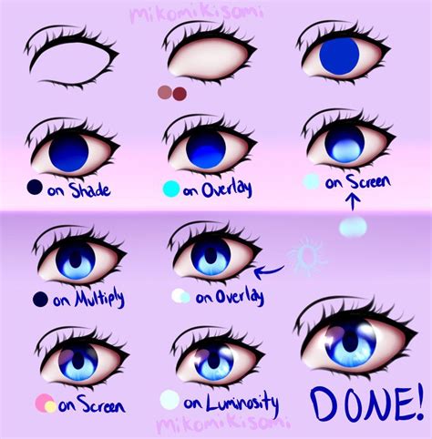 Pin by Sami Johnston on art | Anime eyes, Female anime eyes, How to draw anime eyes