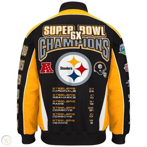 Pittsburgh Steelers Super Bowl Finals Jacket – The Fan Jacket