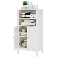 Mellcom Wood Wall Storage Cabinet, 3-Tier Organizer Bathroom Cabinet ...