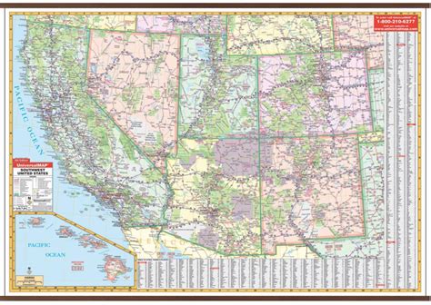 Map Of Us Southwest