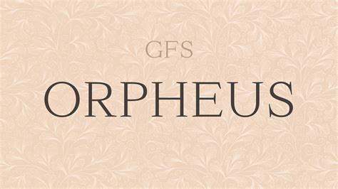 GFS Orpheus Font › Fontesk