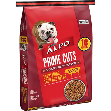 Purina Alpo Prime Cuts Adult Dog Food Savory Beef | Dog Food | Edwards ...