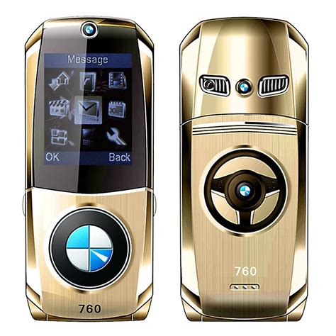 Cool!Super Mini Supercar Flip phone Metal Body Dual SIM Bluetooth original mobile phone ...