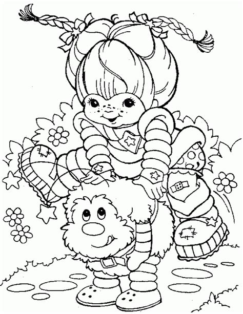 Rainbow brite Colouring Pages (page 2) | Cartoon coloring pages, Cute ...