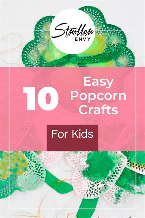 10 Easy Popcorn Crafts for Kids That Are Too Cute!