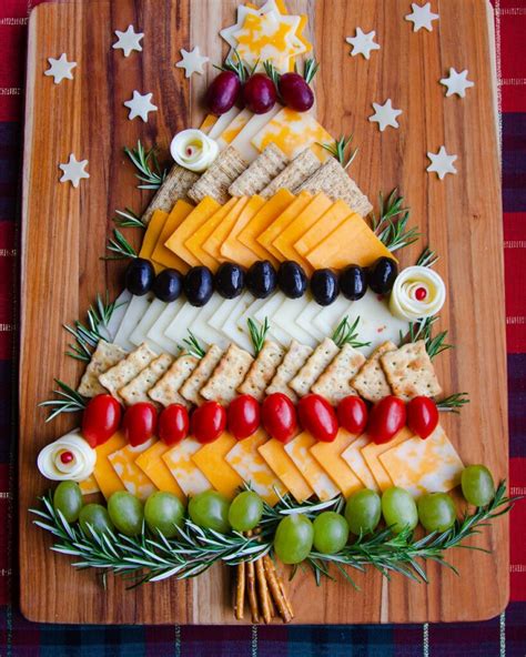 Christmas Tree Cheese Charcuterie Board | Easy Home Meals