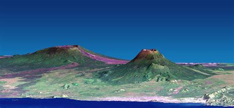 Nyiragongo volcano, Congo, Pre-eruption Perspective View, SRTM / Landsat | NASA Jet Propulsion ...