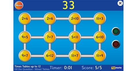 Hit the Button - Quick fire maths practise for 6-11 year olds Math ...