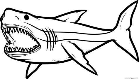 Printable Megalodon Coloring Page - prntbl.concejomunicipaldechinu.gov.co