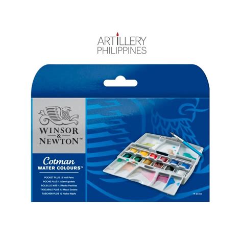 Winsor & Newton | Cotman Watercolor Pocket Plus 12 Half Pans