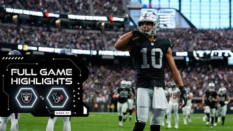 Full Game Highlights: Raiders vs. Texans - Week 7