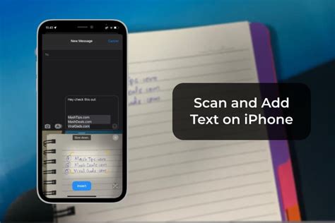 How to Scan and Add Text from Camera on iPhone - MashTips