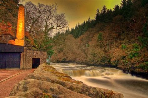 New Lanark - Falls of Clyde | Lanark, World pictures, Nature view