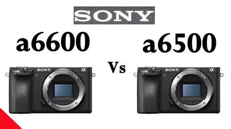 Sony a6600 vs Sony a6500 - YouTube