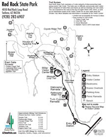 Red Rock State Park Map - Western Europe Map