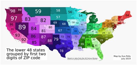 3 Digit Zip Code Map United States This Map Shows The - 2 Digit Zip ...