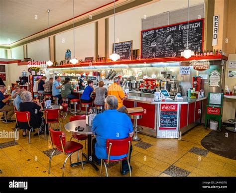 Woolworth lunch counter hi-res stock photography and images - Alamy