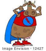Royalty-Free Super Cow Stock Clipart & Cartoons | Page 1