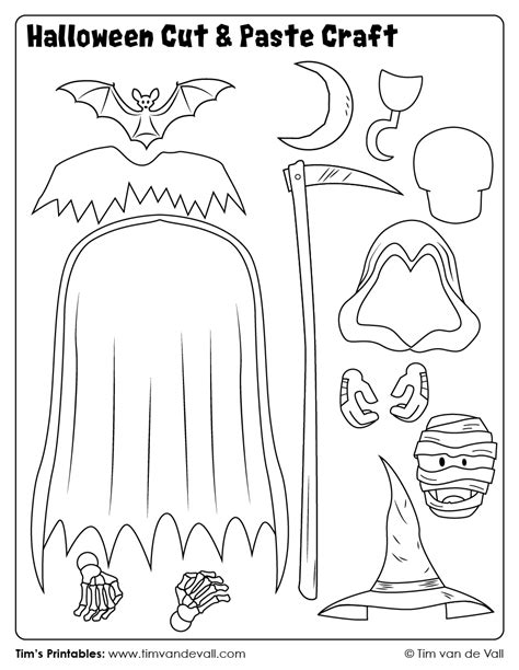 halloween-cut-and-paste-craft-06 - Tim's Printables