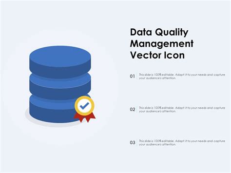 Data Quality Management Vector Icon Ppt PowerPoint Presentation File Clipart PDF