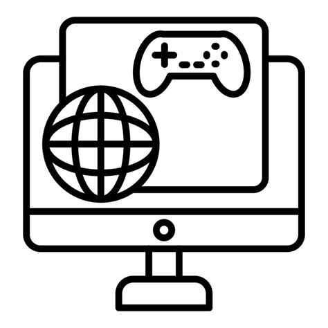 Online Games Icon Style 21247012 Vector Art at Vecteezy