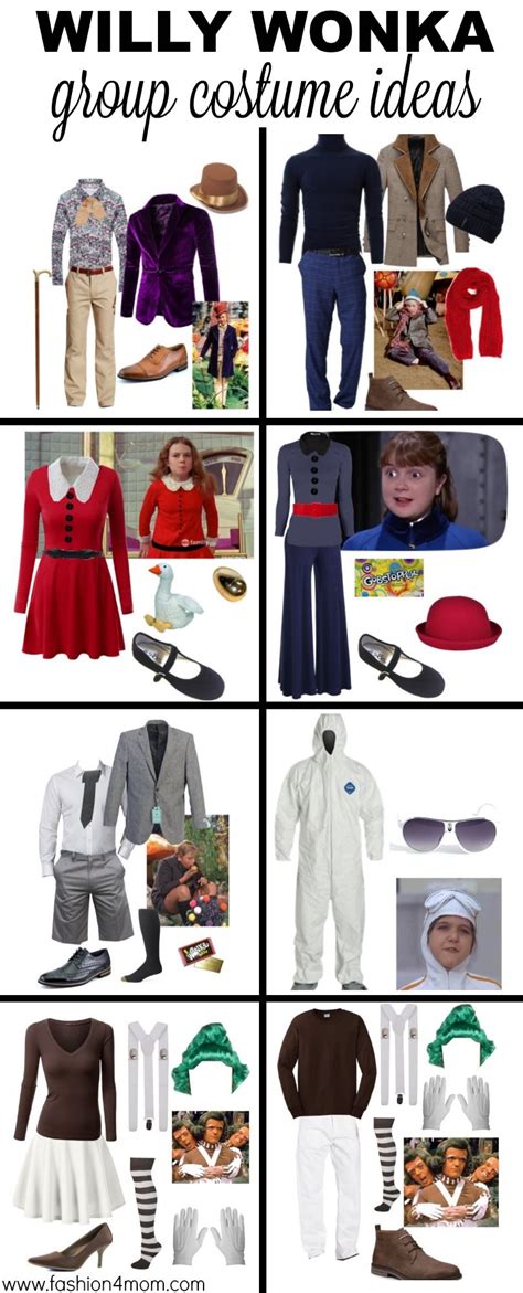 DIY Costumes: Charlie & The Chocolate Factory | Group costumes ...