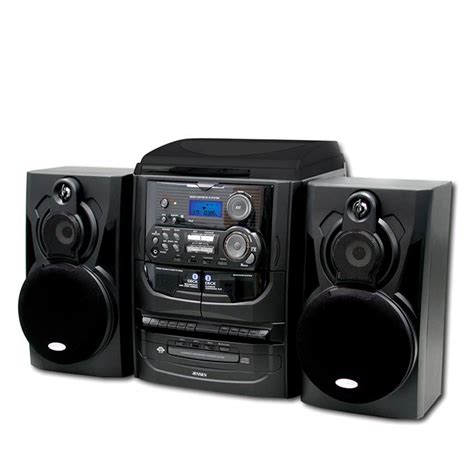 Jensen 97078075M 3-Speed Stereo Turntable with 3 CD Changer and Dual ...