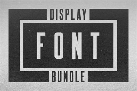 Display Font Bundle • 120+ Fonts