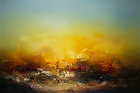 Elysium 26 | Abstract Landscape Oil Painting Mixed-media painting by Kris Ancog | Artfinder