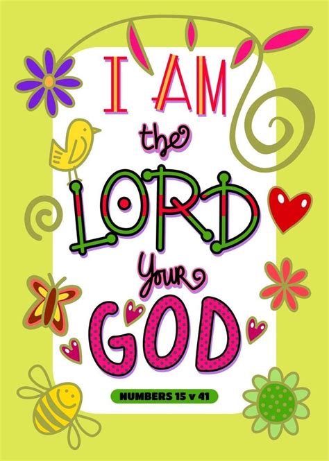 I am the Lord Your God 3086615 Vector Art at Vecteezy