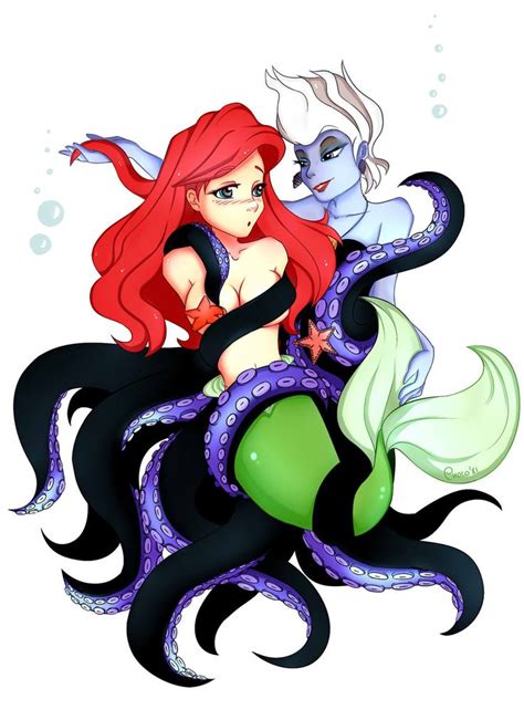 ariel_ursula_by_chocolatdeviantart-d3gh7ie | Ariel, Ursula, Ariel the little mermaid