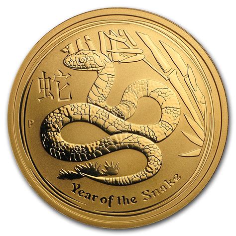 Buy 2013 Australia 1 oz Gold Lunar Snake BU (Series II) | APMEX