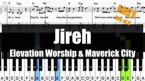 Jireh Piano Chords Key Of G at Richard Coney blog