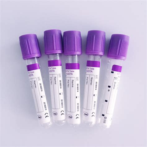 Edta Tube With Blood / EDTA purple top vacutainer tubes blood ...