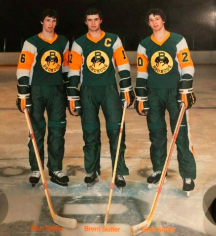 Ron Sutter, Brent Sutter, Rich Sutter 1981 Lethbridge Broncos | HockeyGods