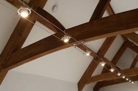 Wire track light | Attic lighting, Track lighting kitchen, Wire track ...