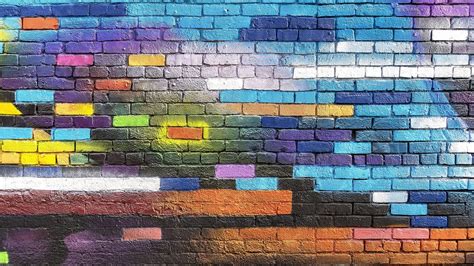 Colorful Brick Wall Background HD Brick Wallpapers | HD Wallpapers | ID #78214