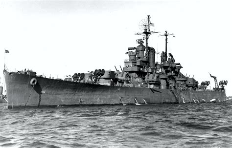 USS "Dayton" (CL-105) was a Cleveland-class light cruiser of the United States Navy. Photo 1950s