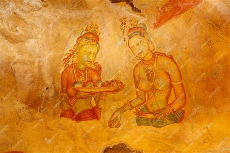 Premium Photo | Sigiriya frescoes