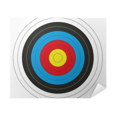 Poster Colorful bullseye target - PIXERS.CA