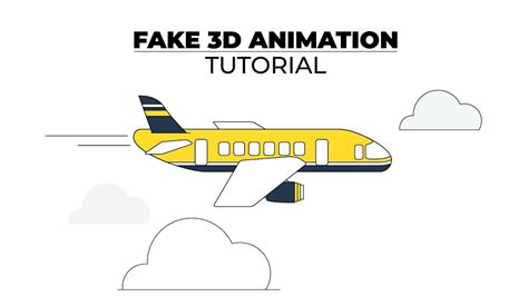 Airplane Animation - After Effects Tutorial | Fake 3D with Shape Layer - YouTube